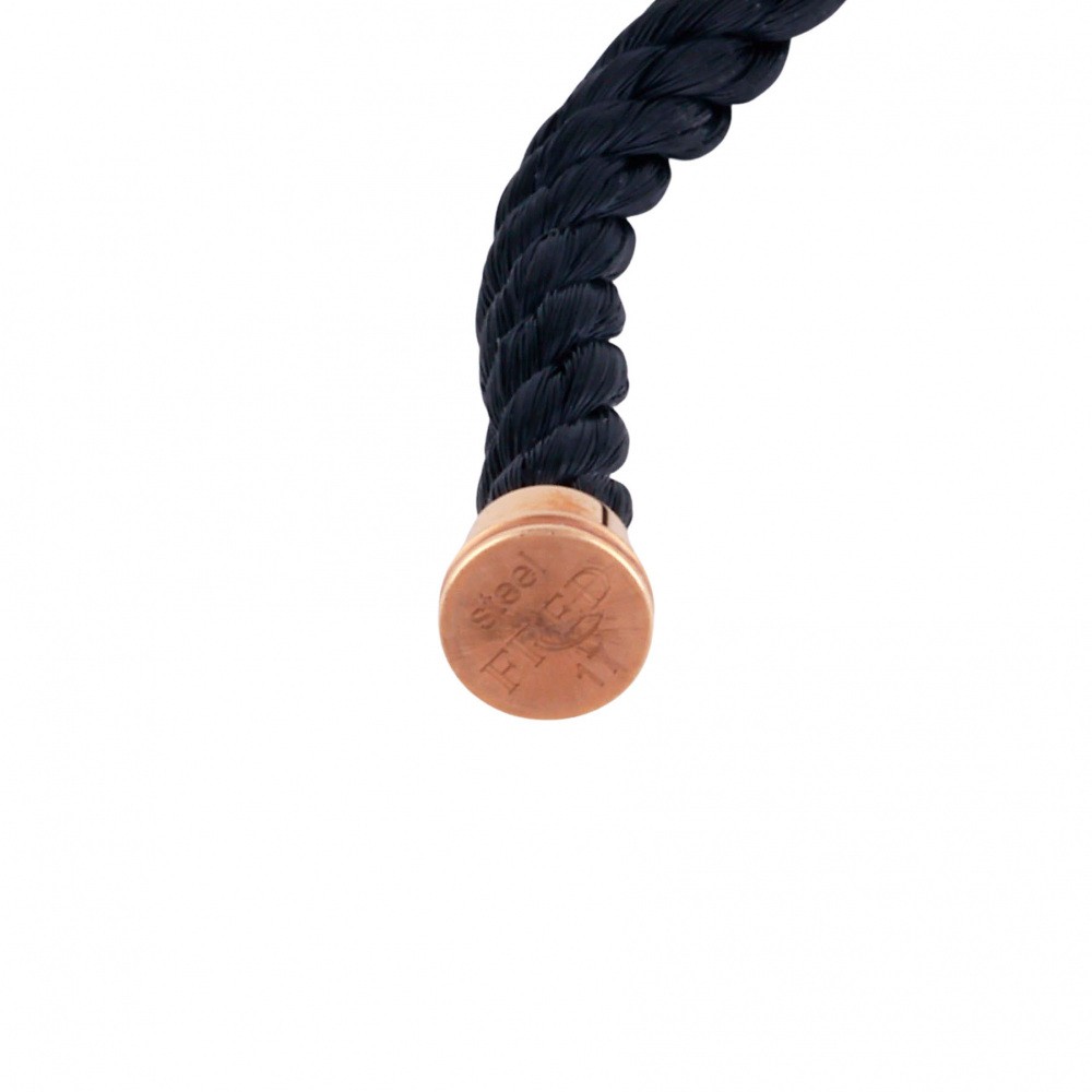 FRED For Bracelets Textile Cable Black 17 Pg Pink Gold Cable Accessory 6B0275