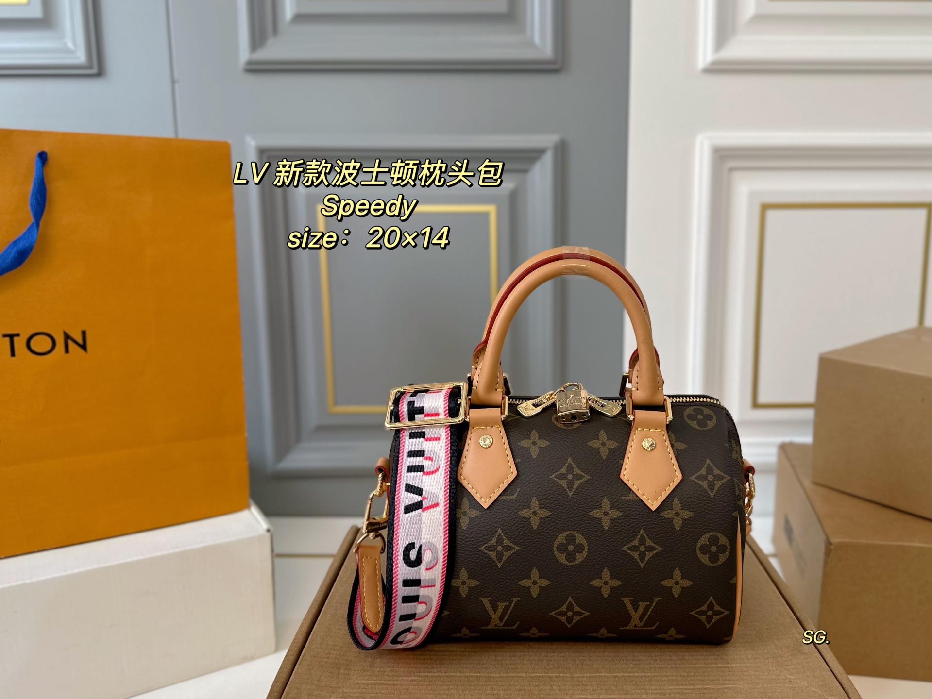 LV speedy Boston pillow bag - cnluxepick