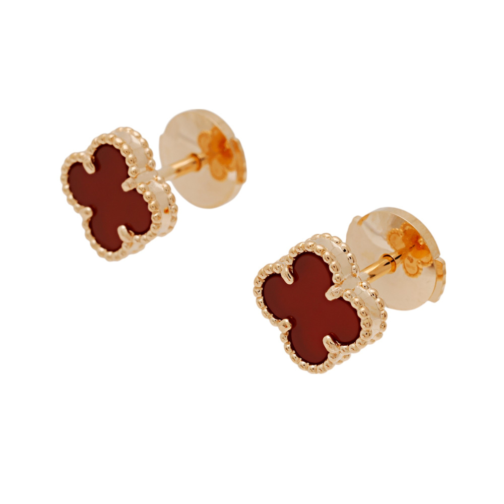 Van Cleef & Arpels Sweet Alhambra Earrings 18K Rose Gold VCARN6BO00