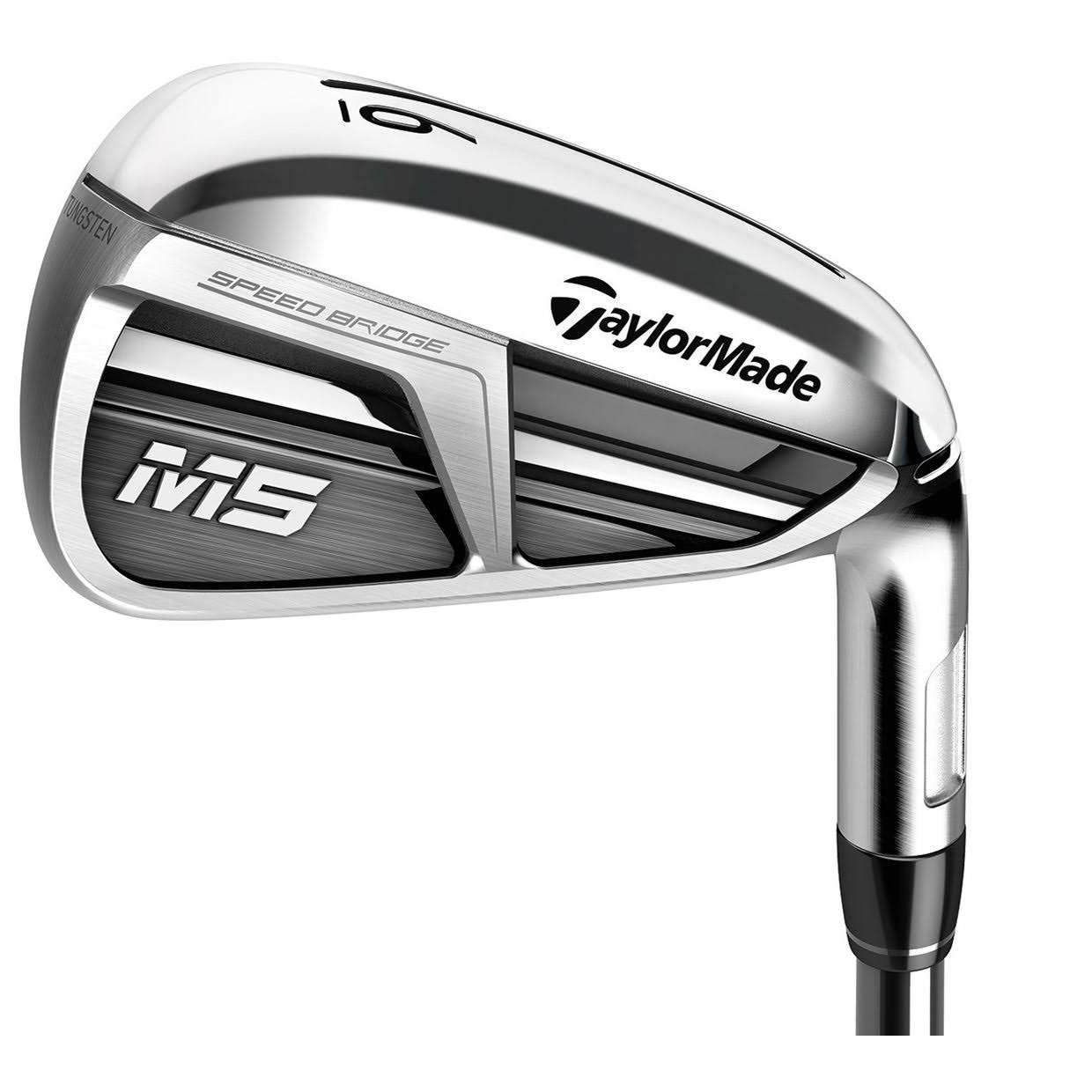 TaylorMade M5 Iron Set · Steel · Stiff · Left Handed · 4-PW,AW
