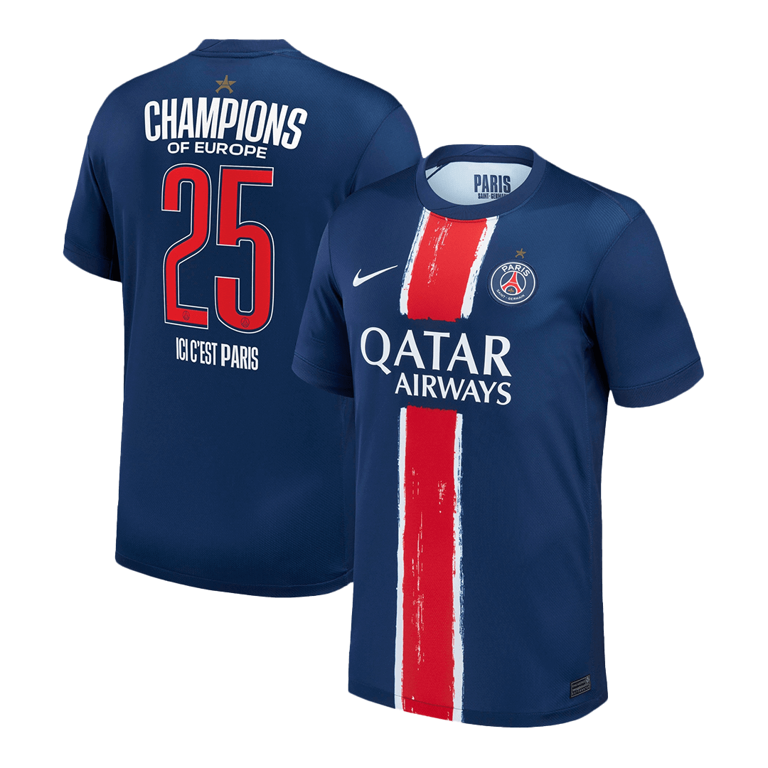 CHAMPIONS #25 PSG Home Soccer Jersey