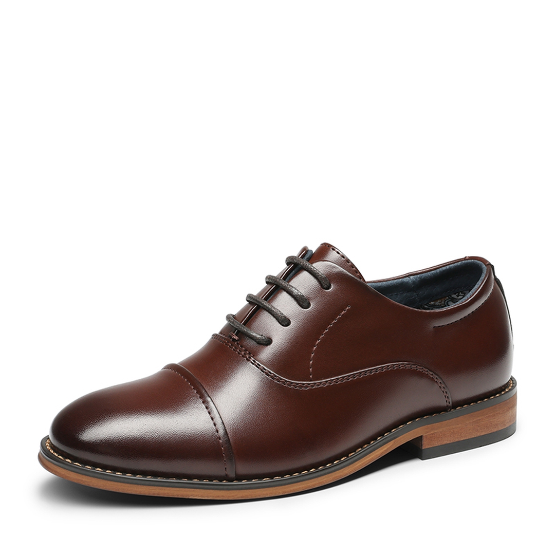 Boys' Handsome Cap Toe Dress Oxfords