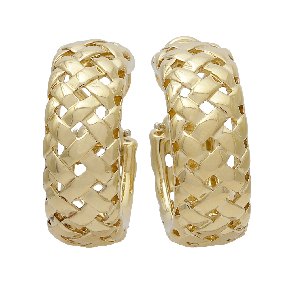 Tiffany & Co. Tiffany Mineverley K18YG Yellow Gold Earrings