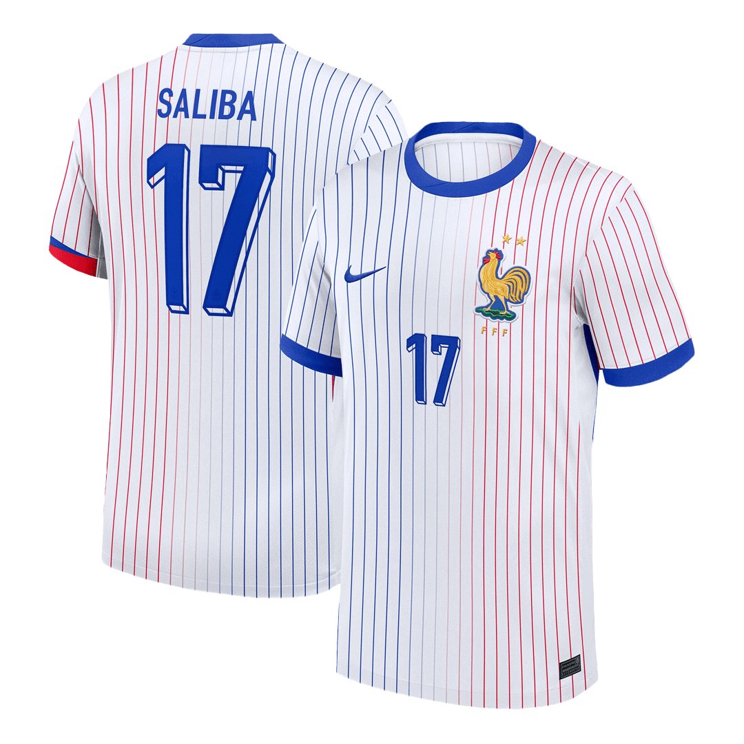 SALIBA #17 France Away Soccer Jersey