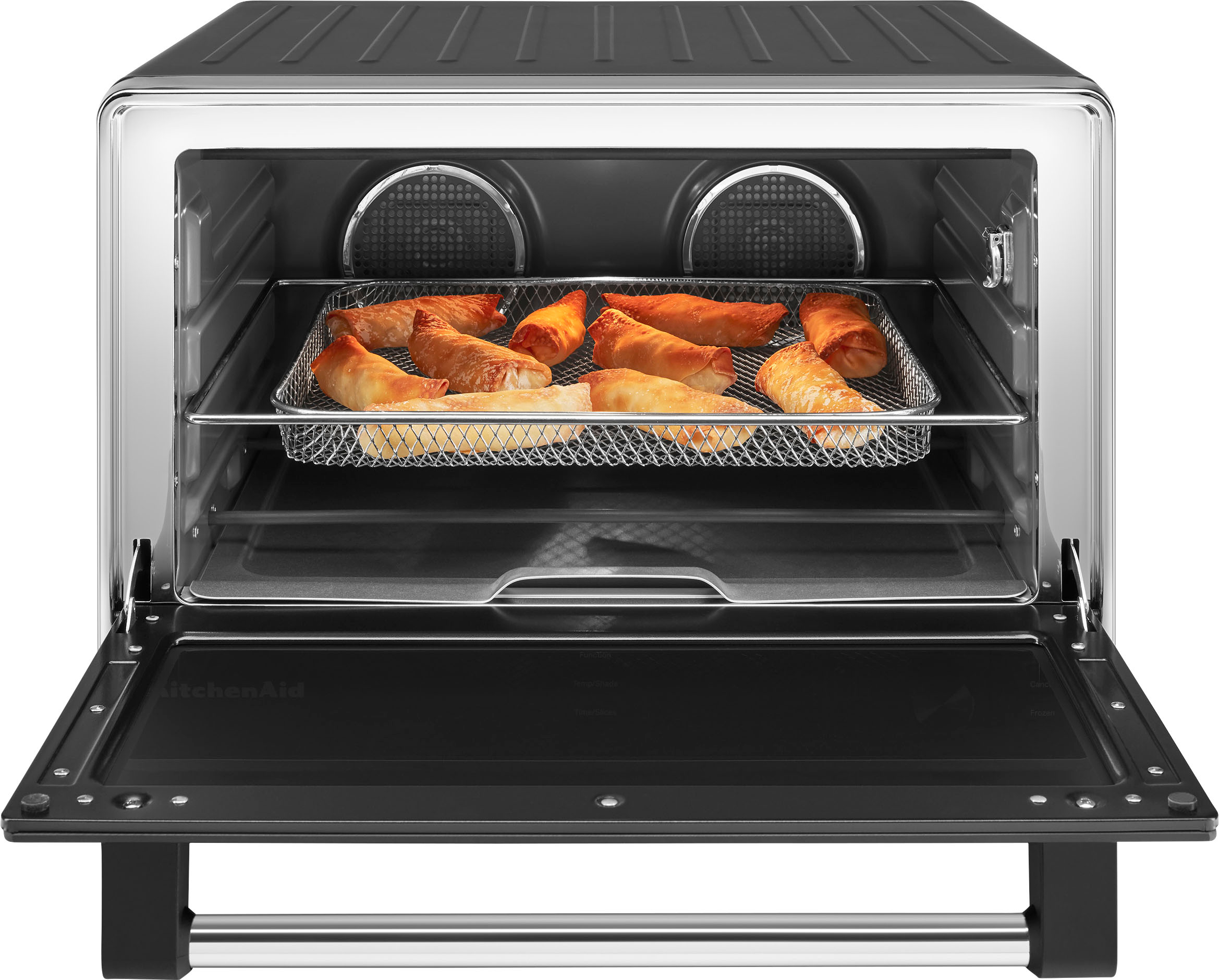 KitchenAid - Dual Convection Countertop Oven with Air Fry and Temperature Probe - KCO224 - Black Matte