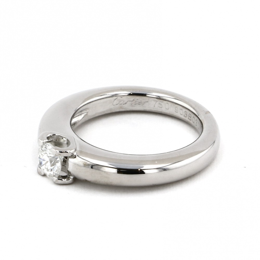 Cartier White Gold Diamond Ring K18WG