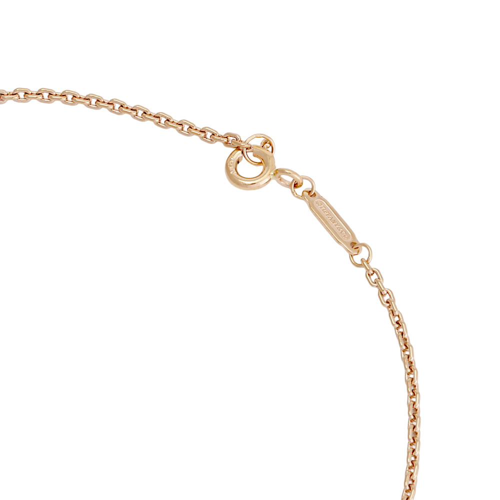 Tiffany & Co. Hardware Double Link Necklace 18K Rose Gold 75060726