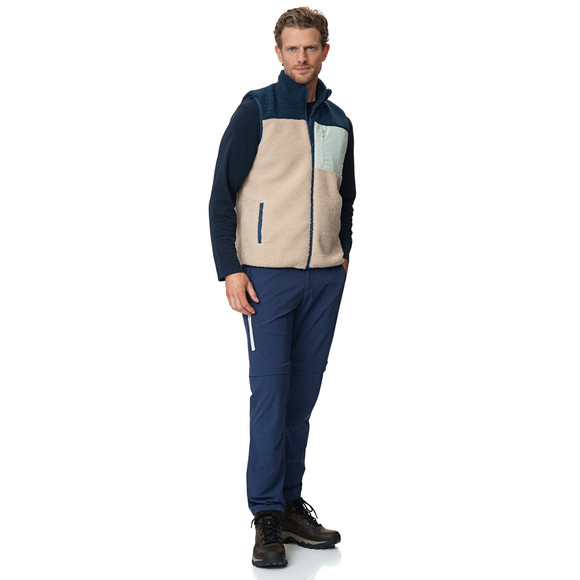 VanVaan Herren Teddyweste mit Taschen