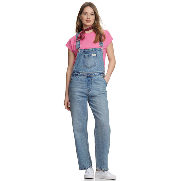 Jonas Nielsen Damen Jeans-Latzhose mit Brusttasche