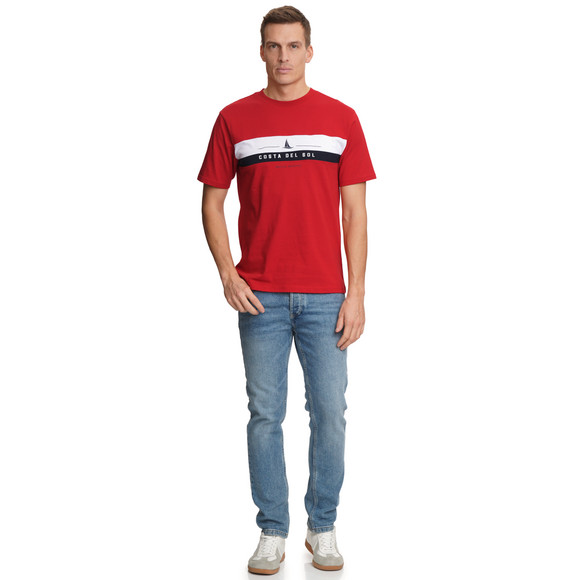 VanVaan Herren T-Shirt mit Farbteiler