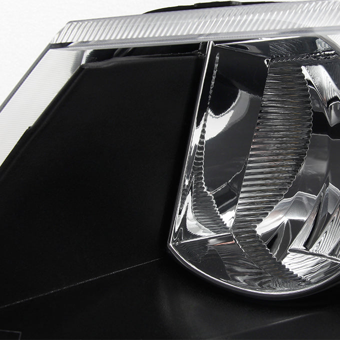 Fits 08-14 Dodge Avenger Black Replacement Headlights Headlamps Left + Right