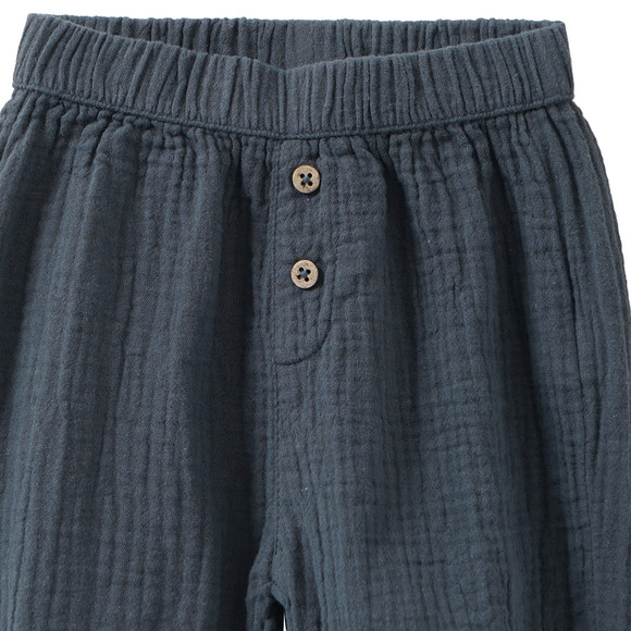 Topomini Pure Collection Newborn Musselinhose mit Zierknöpfen