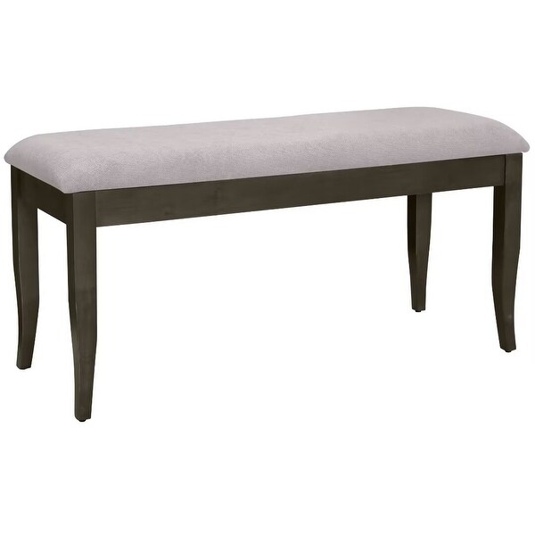 Trestle Dining Table Set with Upholstered Dining Chairs and Dining Bench