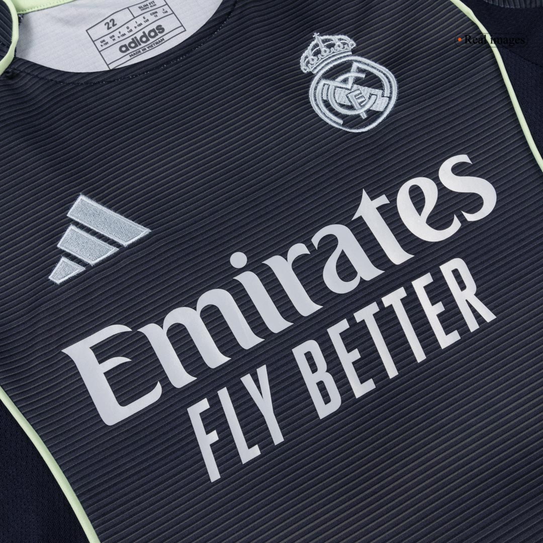 Real Madrid Away Kids Soccer Jerseys Kit 2025/26