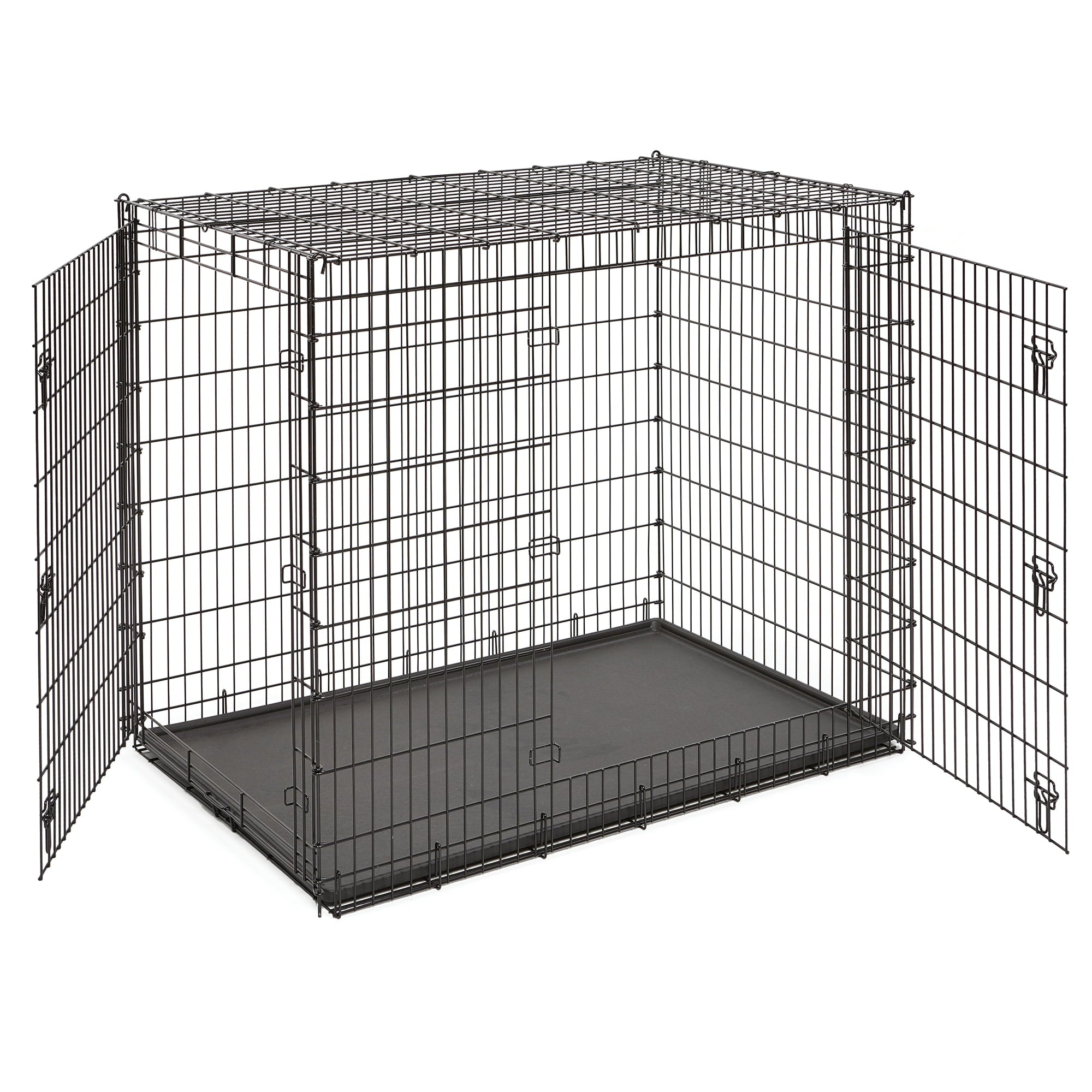 MidWest Homes For Pets XX-Large Double-Door Metal Wire Dog Crate, 54