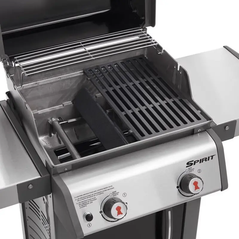 Weber Spirit E-210 Propane Grill with Dual Burners – Black