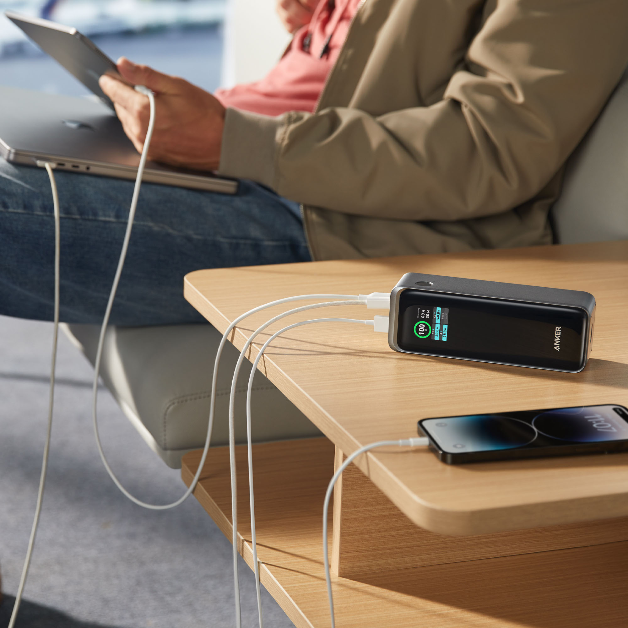 Anker - Prime 27,650mAh Power Bank - Black