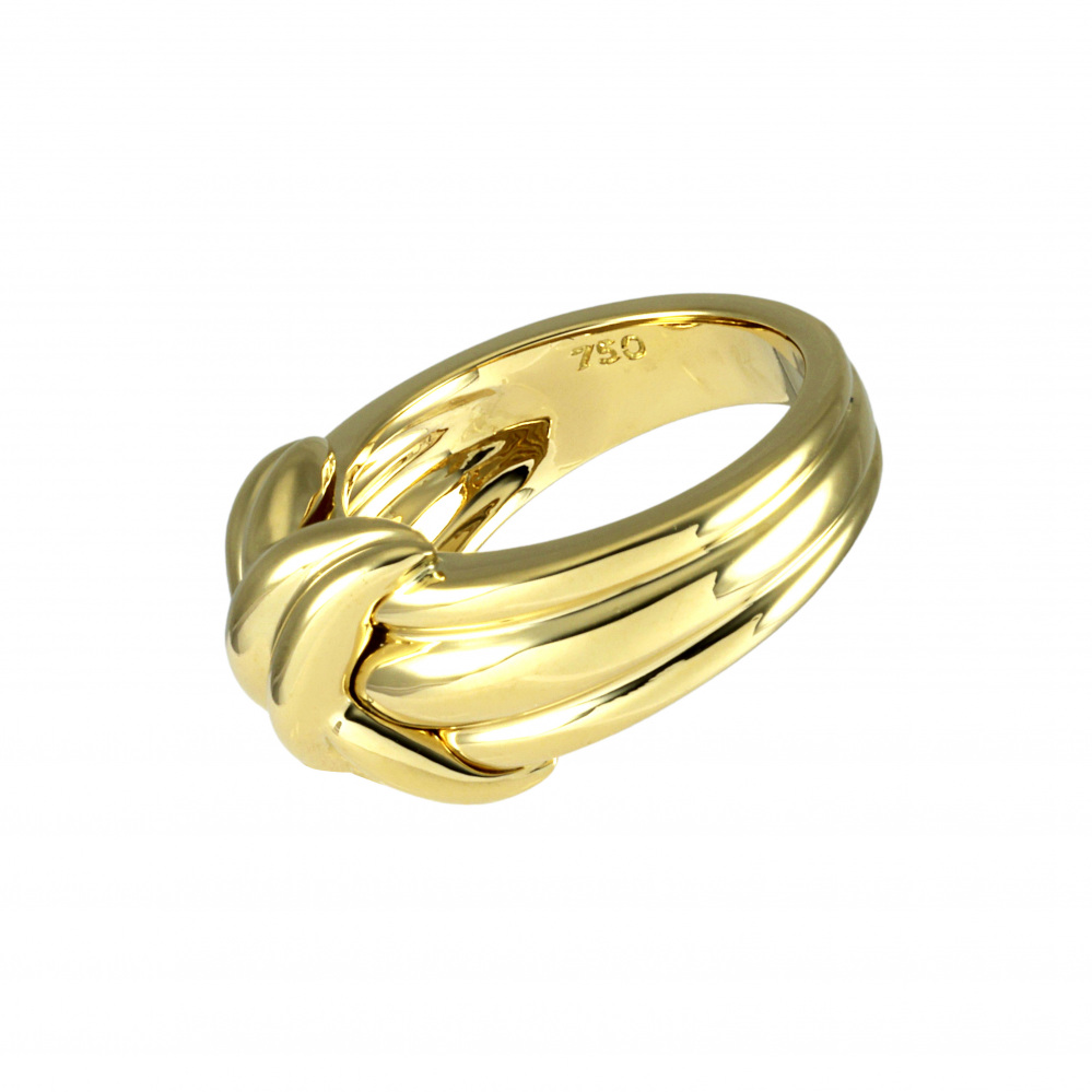 Tiffany & Co. Tiffany Signature K18YG Yellow Gold Ring