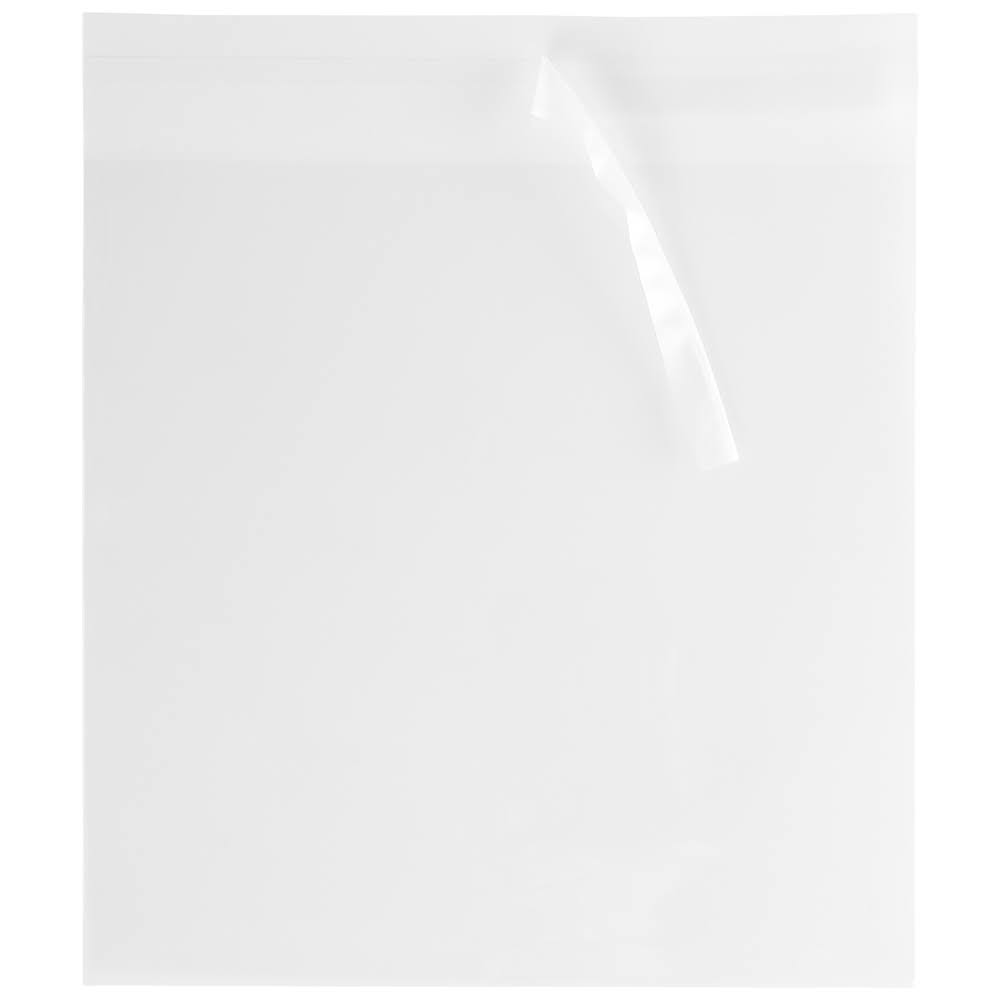 Jam Paper Cello Sleeves with Self-Adhesive Closure, 6.25 x 6.25, Clear, 1000/Carton (6.25X6.25CELLOB)
