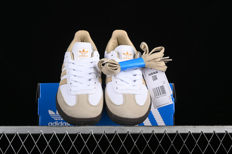 Adidas Samba Og White/Brown/Black JI0218
