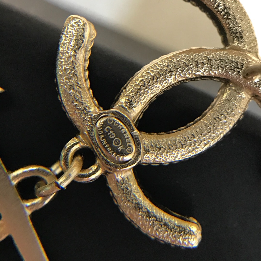 Chanel Heart Earrings