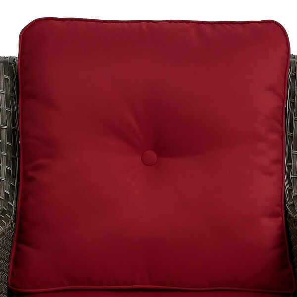 Patio Rattan Chairs Swivel Rocker