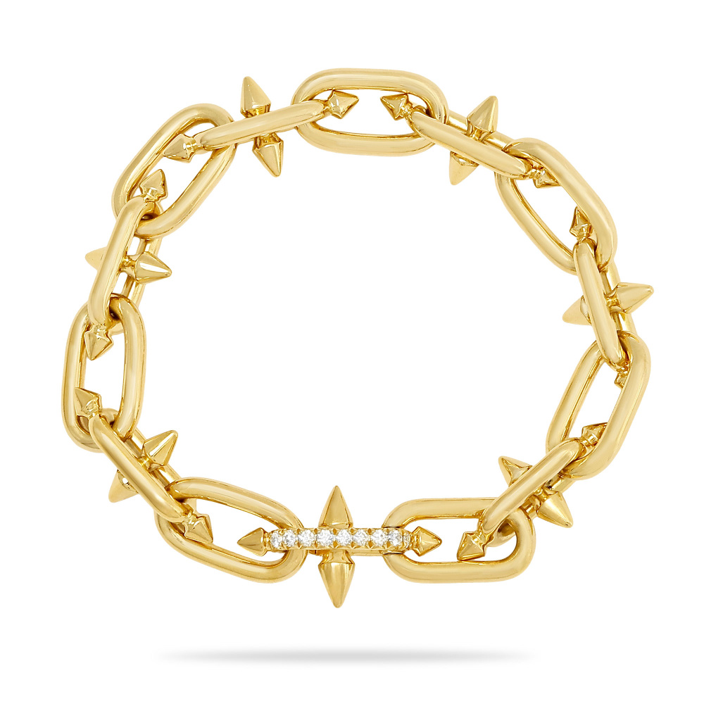 Tiffany & Co. Titan Pharrell Williams Clasp Bracelet 18K Yellow Gold Diamond 73470099