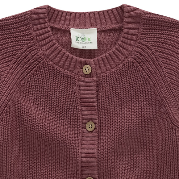 Topolino Pure Collection Mädchen Strickjacke mit Knopfleiste