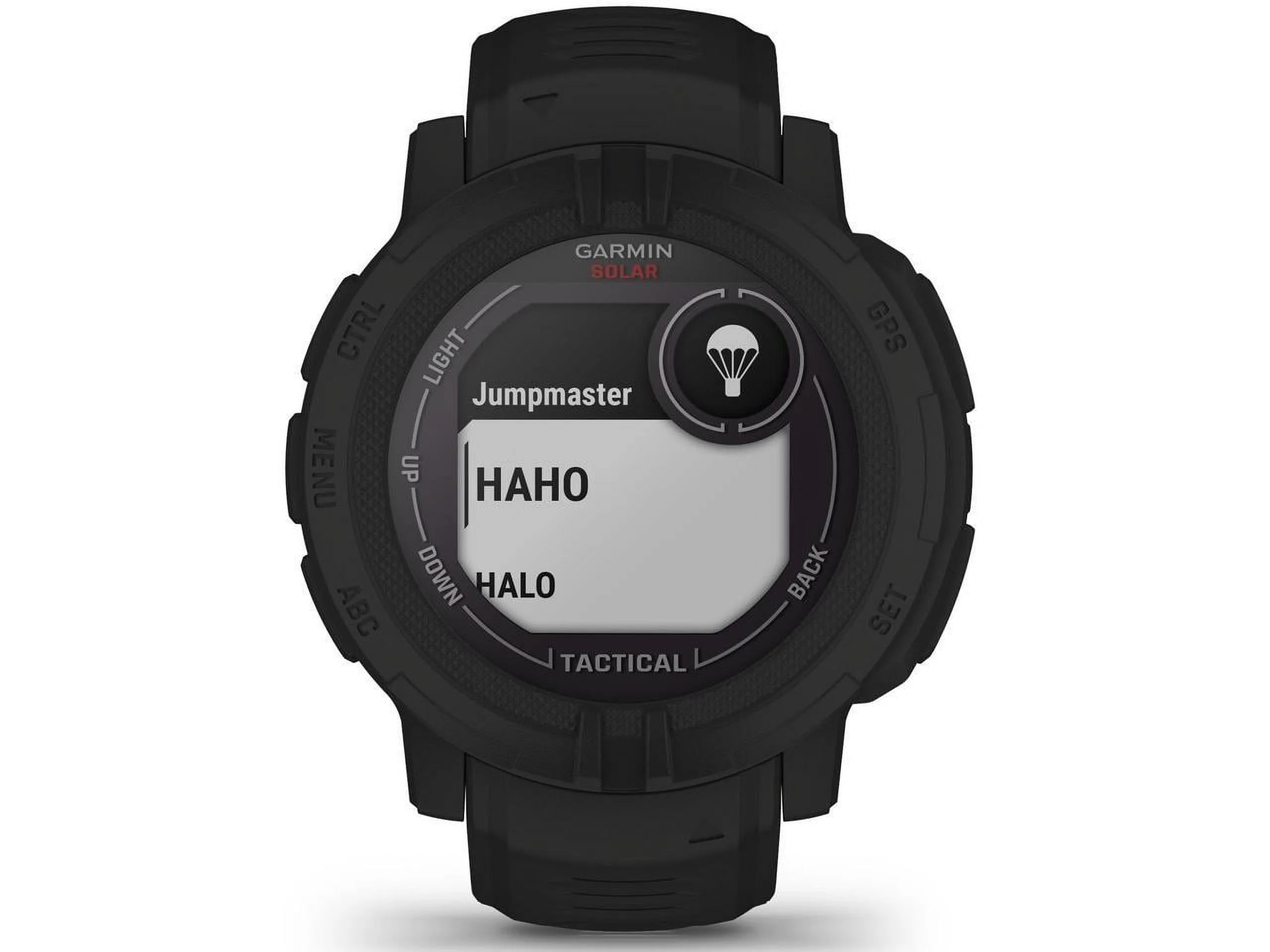 Garmin Instinct 2 Solar Tactical Edition 45mm Rugged GPS Smartwatch, Black