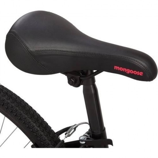 Excursion Mountain Bike, Girls, 24″, Black/Pink