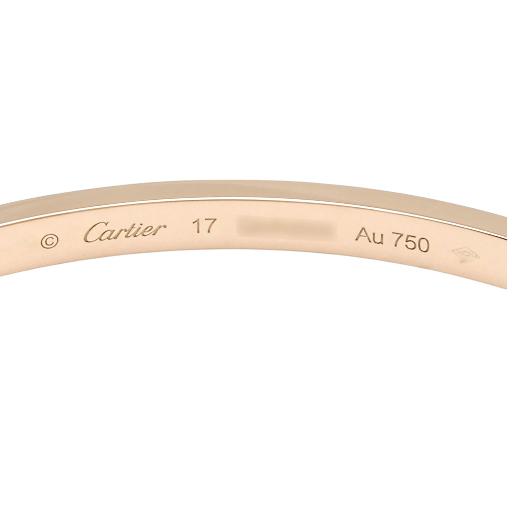 Cartier Love Bracelet 18K Rose Gold Diamond N6710700