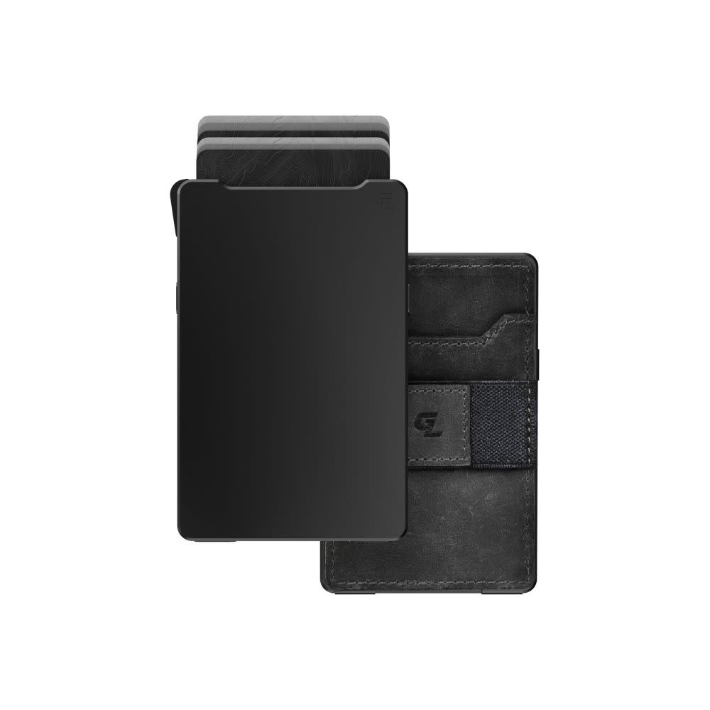 Groove Wallet Midnight Black Brown Leather