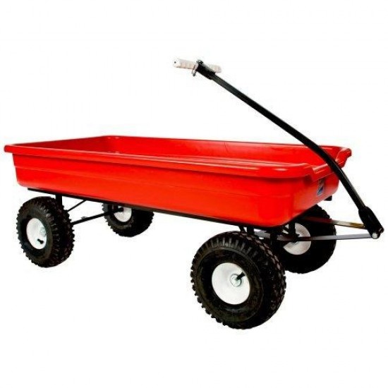 45.5 in. Steel Pull Wagon