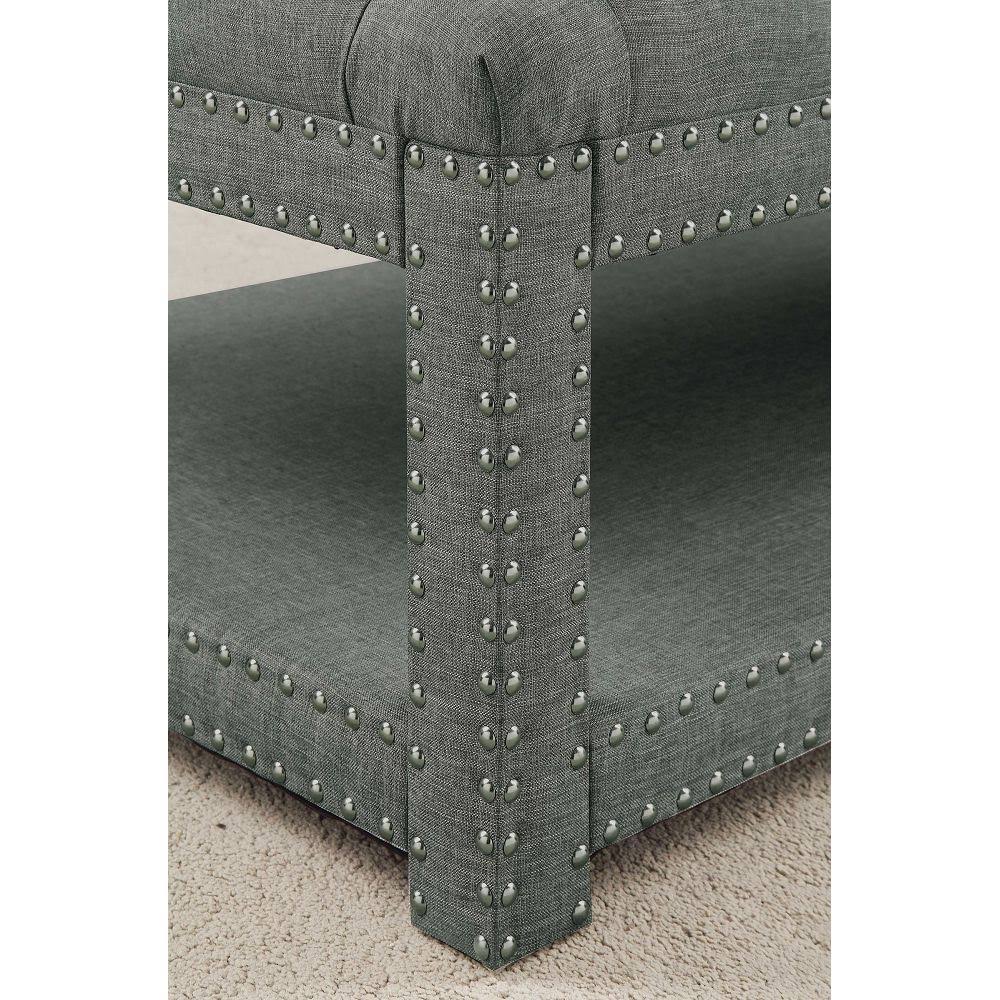 Furniture of America Einar Light Gray Small Bench