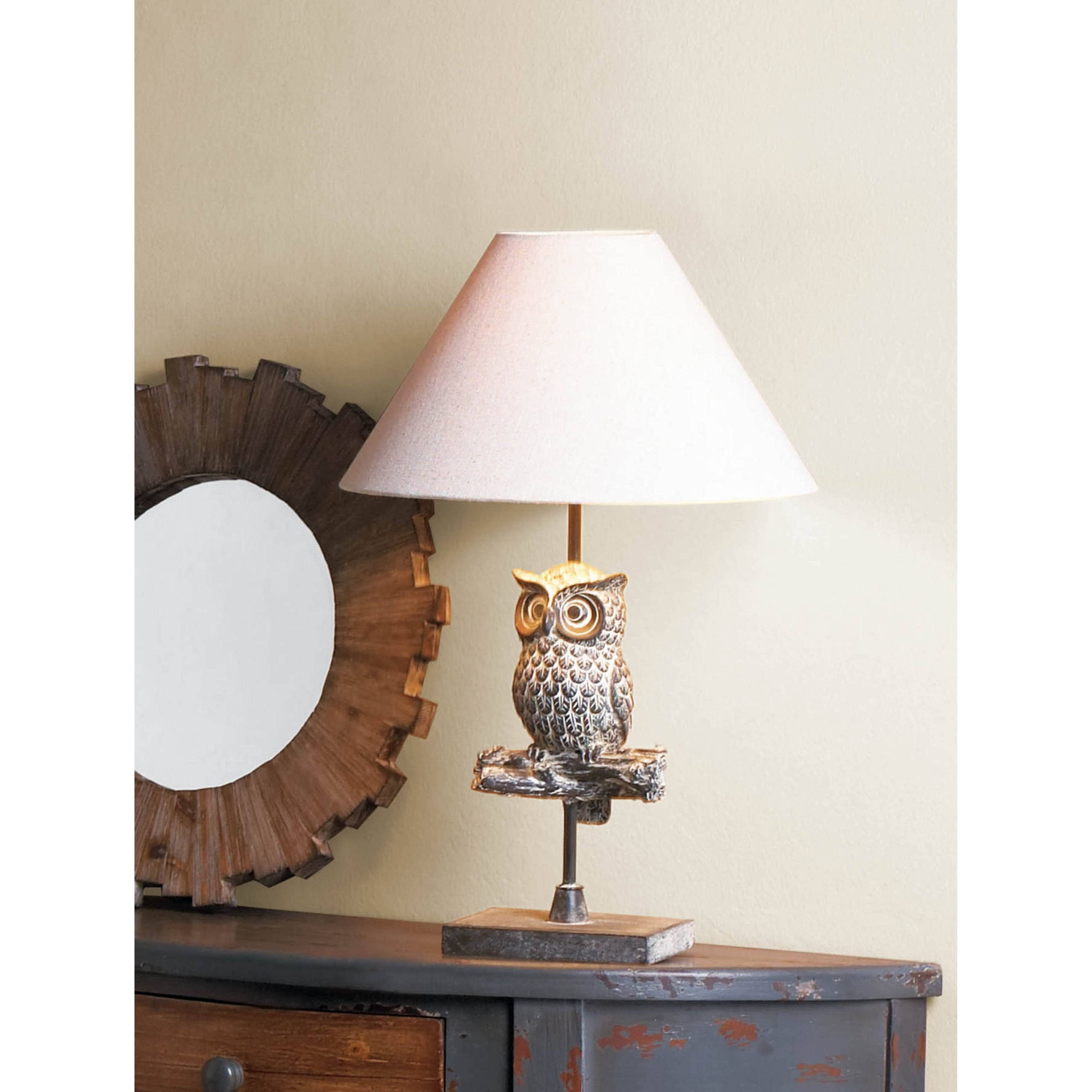 Zingz u0026 Thingz Metal Curious Cat Lamp in Brown and Cream - 4504978V