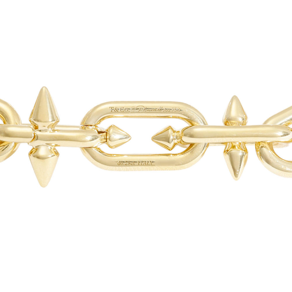 Tiffany & Co. Titan Bracelet 18K Yellow Gold Diamond 73470072