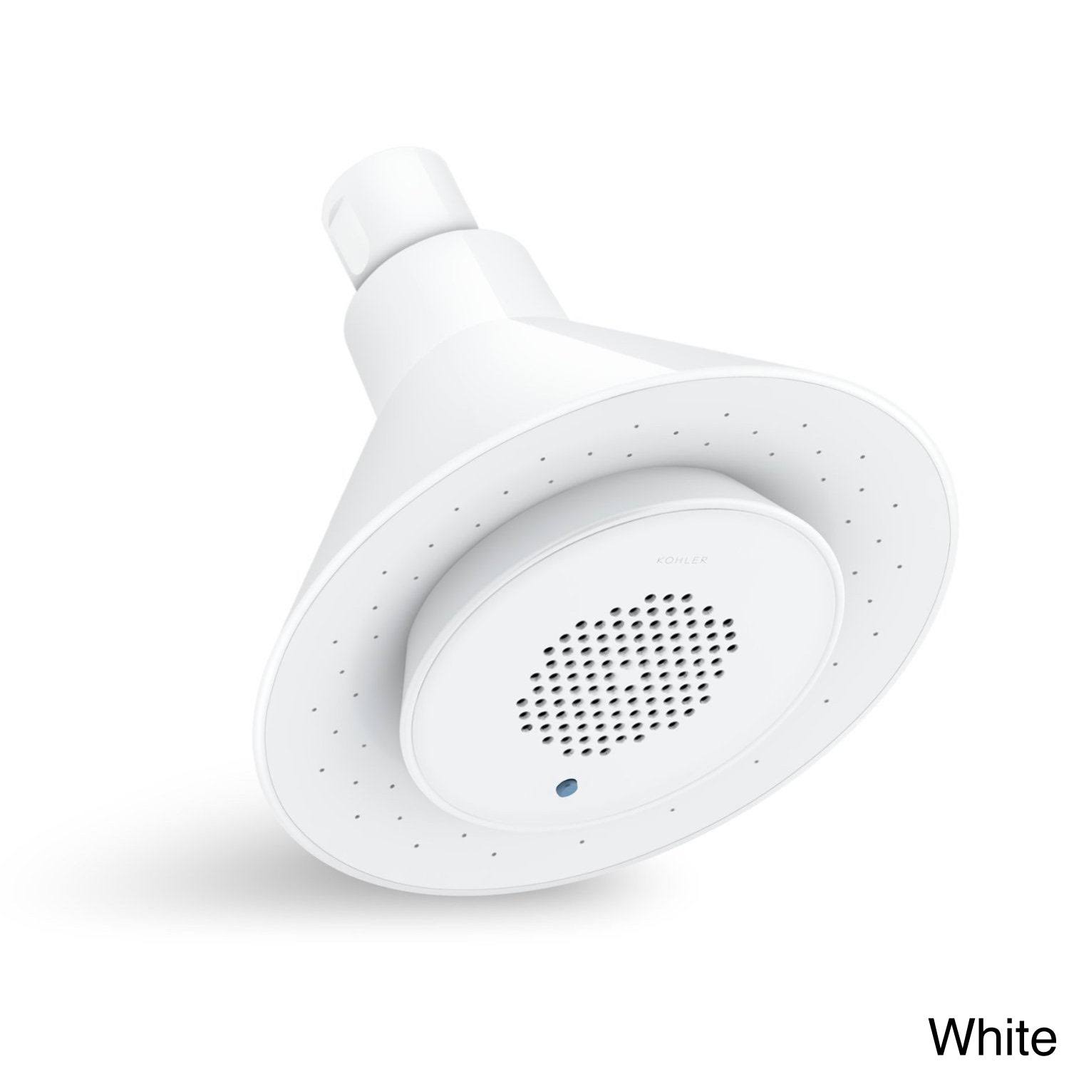 KOHLER K-9245-CP Moxie 2.5 GPM Single-Function Showerhead with Wireless Speaker - Polished Chrome