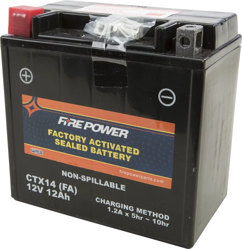 Fire Power Sealed Factory Activated Battery CTX14-BS(FA) Compatible With Honda TRX500FE Foreman 4X4 ES [SRA] 2005-2013