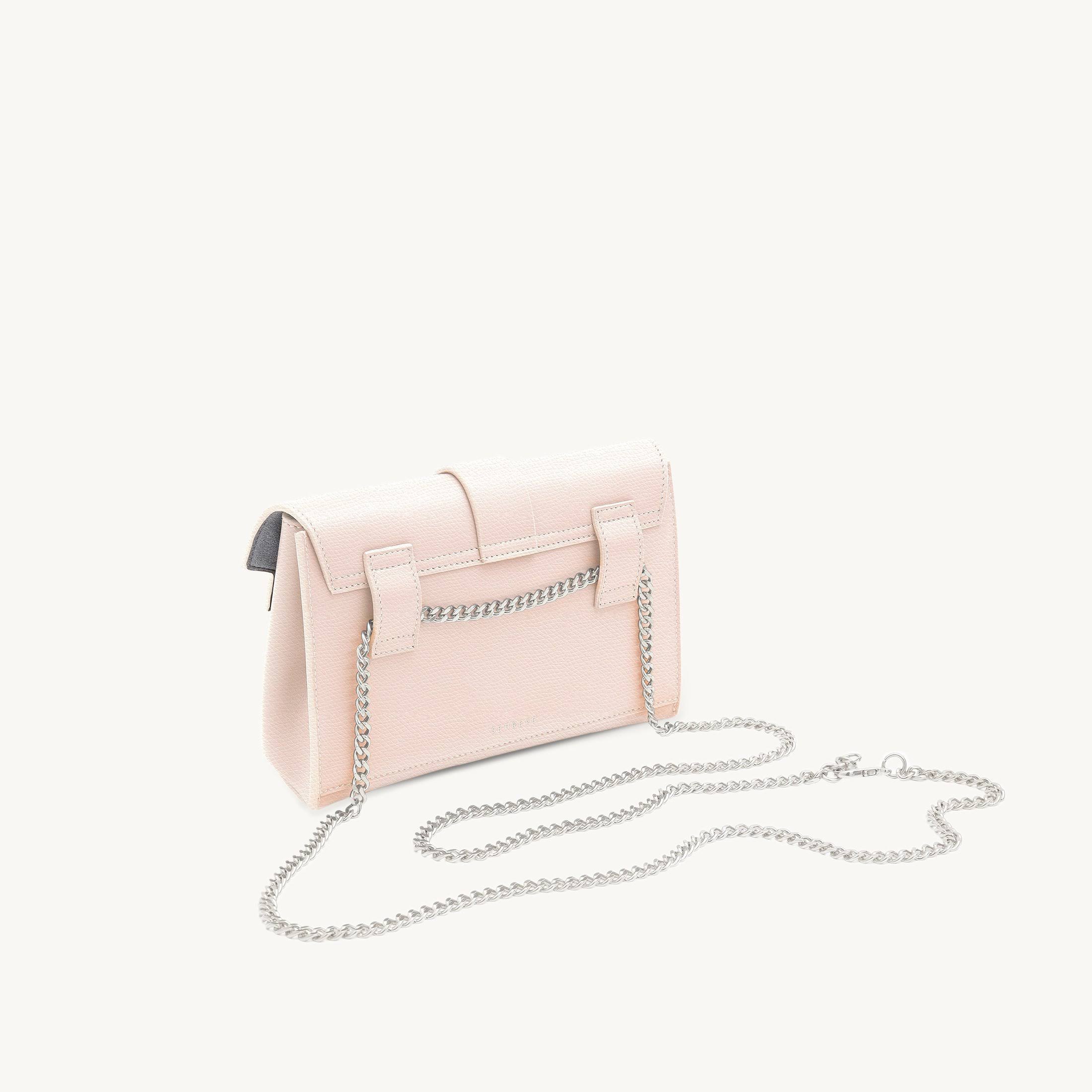 SENREVE | Aria Belt Bag | Pebbled Sand / Silver