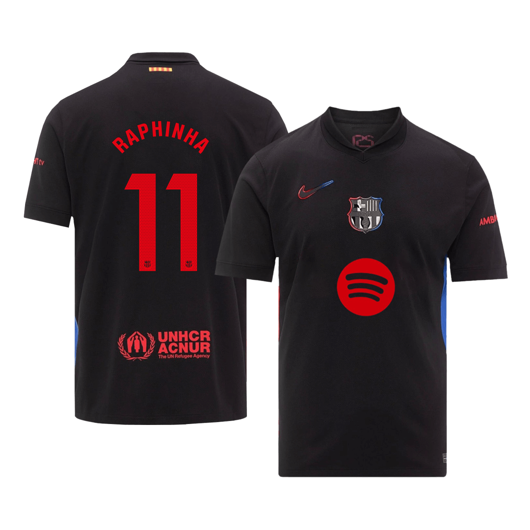 RAPHINHA #11 Barcelona Away Soccer Jersey