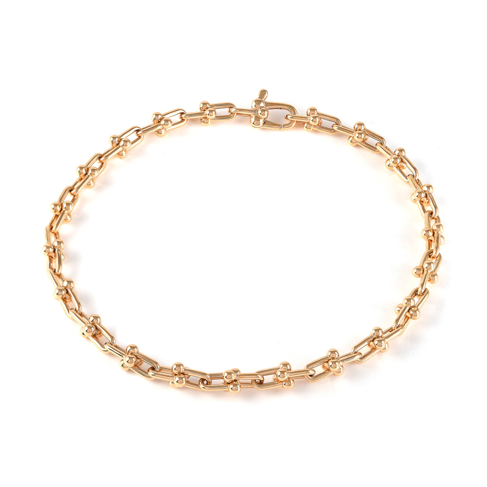 Tiffany & Co. Hardware Microlink Bracelet 18K Rose Gold 60416990