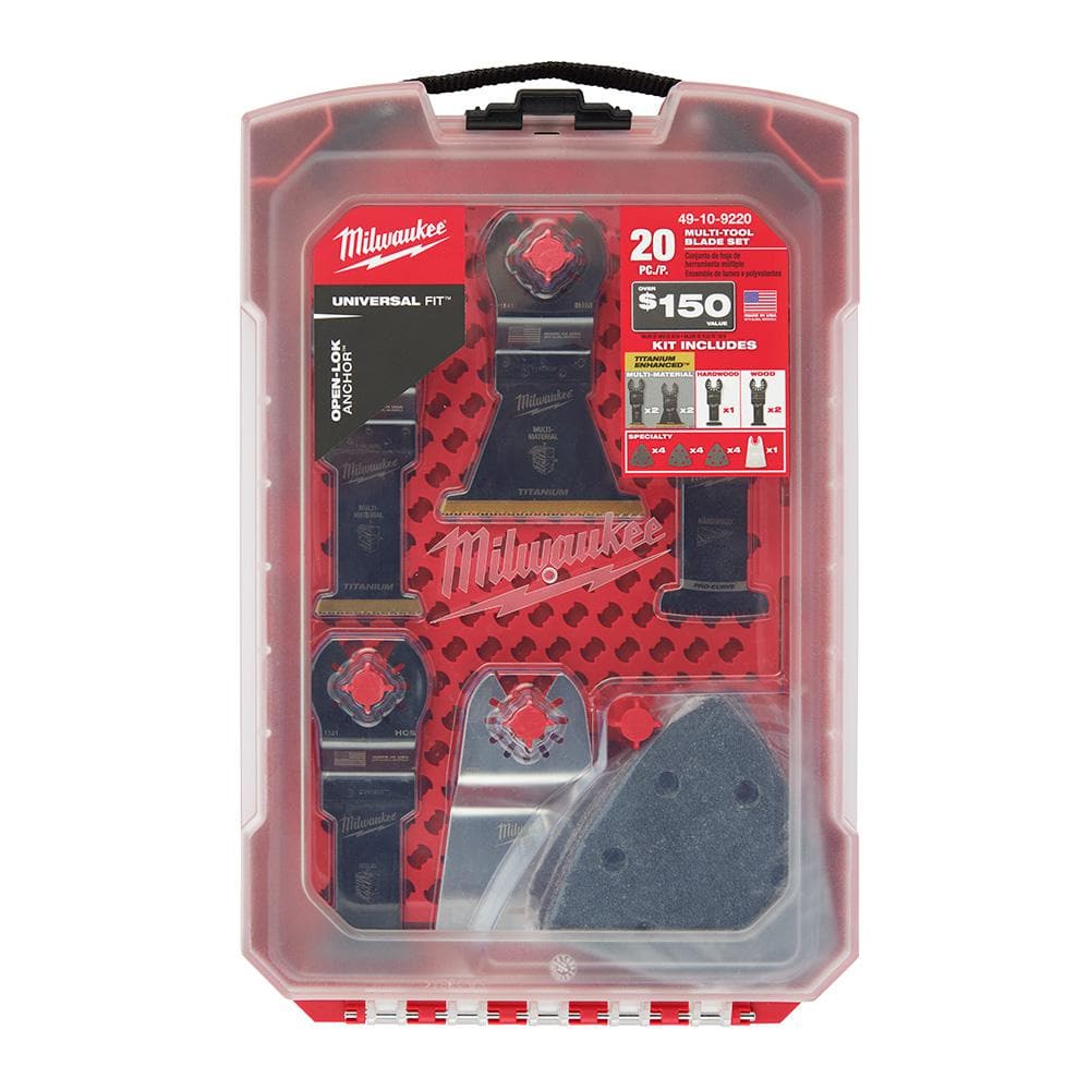 Milwaukee Oscillating Multi-Tool Blade Kit (20-Piece) 49-10-9220