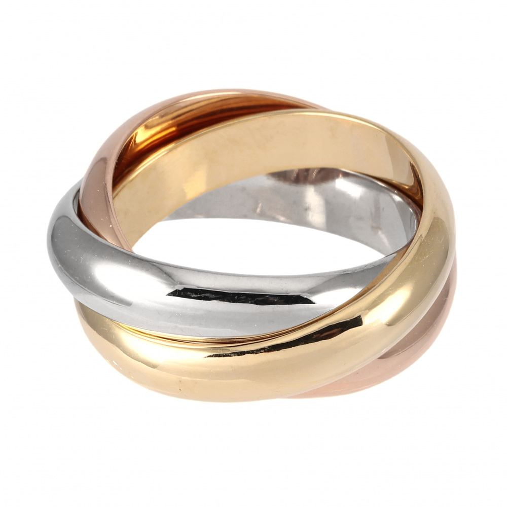 Cartier Trinity Ring Tri-Gold
