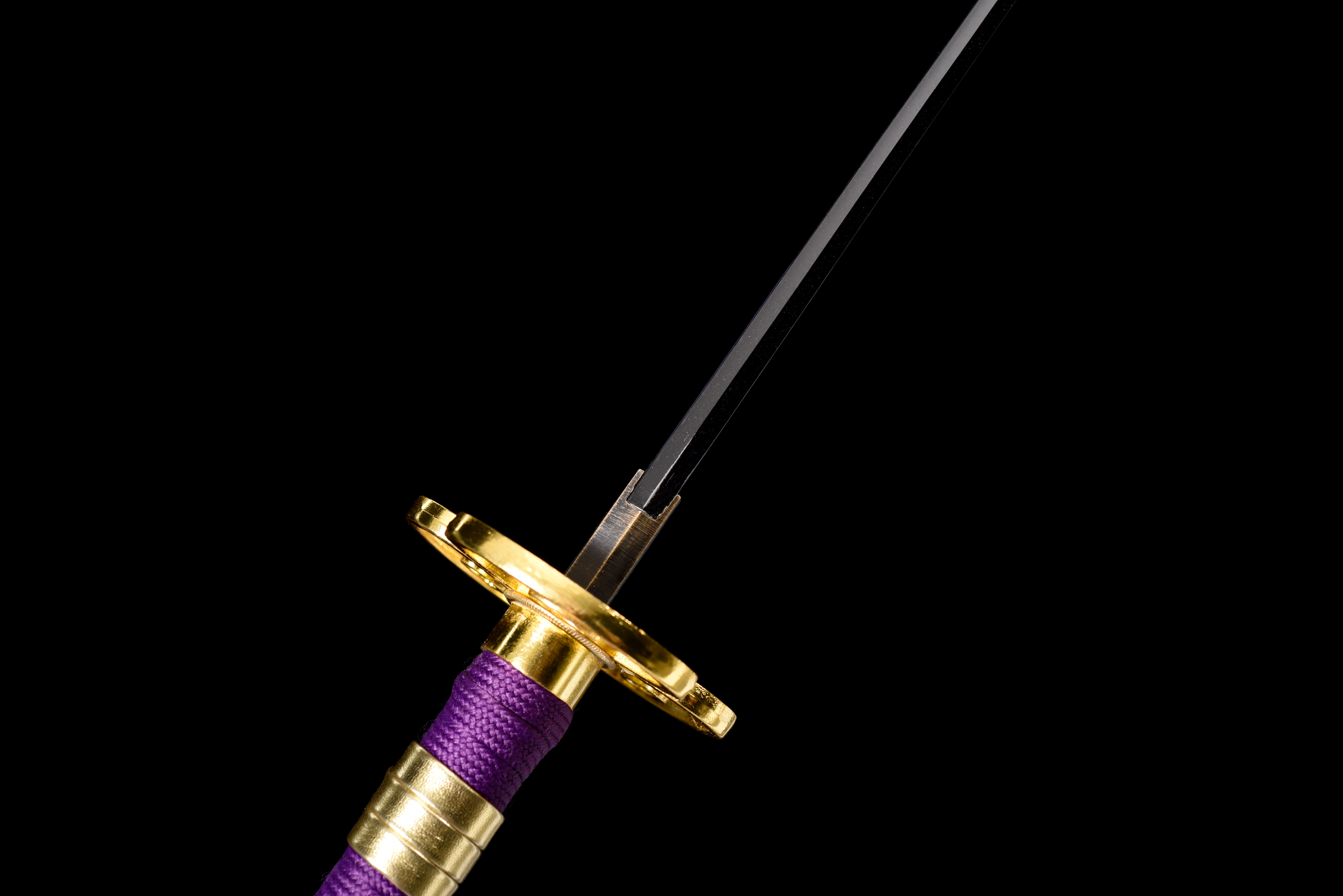 Purple Enma Katana – One Piece, High-Carbon Steel, Full Tang