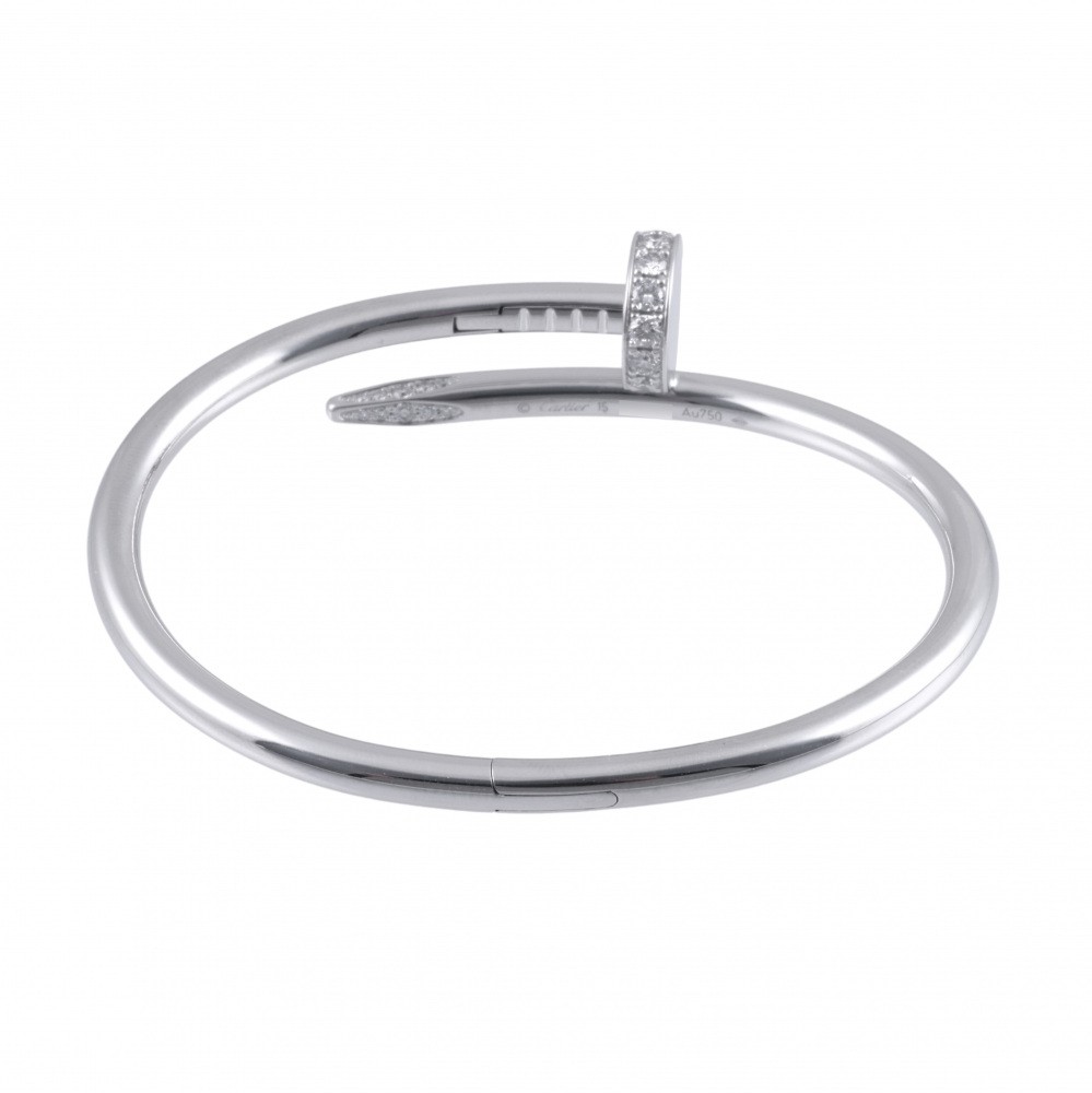 Cartier Juste un Clou Bracelet 18K White Gold Diamond B6048700