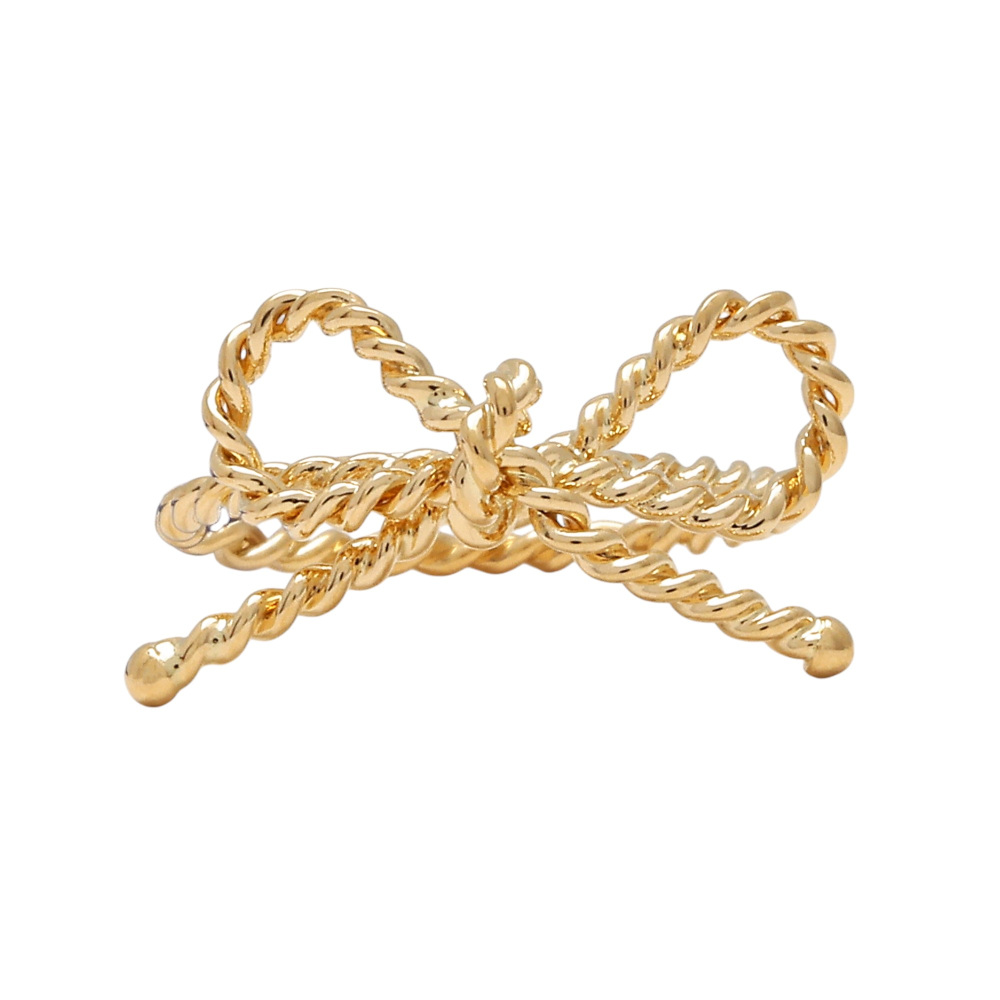 Tiffany & Co. Twist Ribbon Ring 18K Yellow Gold