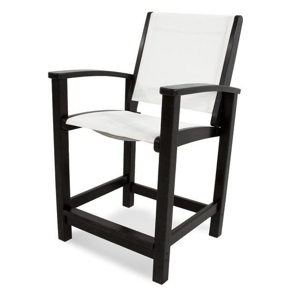 POLYWOOD Coastal Counter Chair