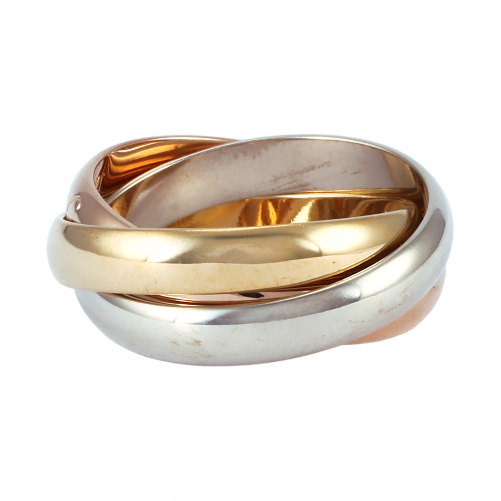Cartier Trinity Ring Tri-Gold