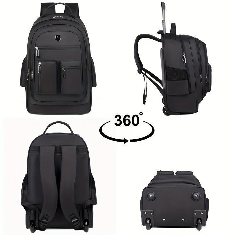 Large Capacity Wheeled Travel Backpack