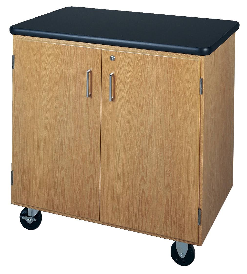 Diversified Woodcrafts Mobile Storage Cabinet